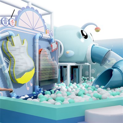 해양 테마 커스텀 소프트 플레이 장비